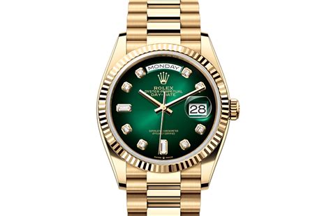 rolex green date wheel|rolex oyster day date price.